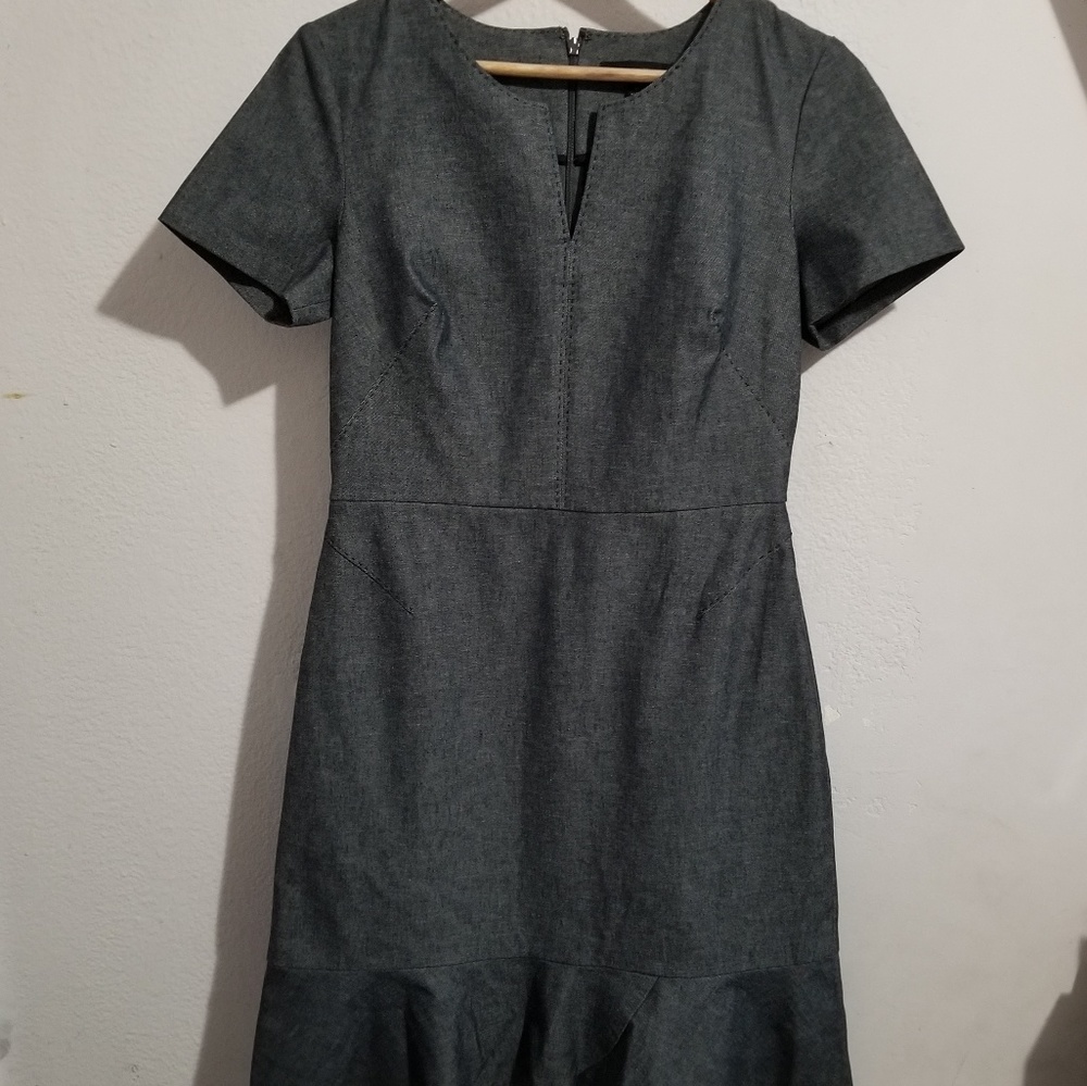 Banana Republic denim like dress business size 8